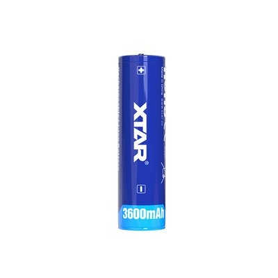Акумуляторна батарея 18650 XTAR 3.6V (4.2V-2.5V) 3600mAh Li-ion | мaкс. заряд - 2.5А / розряд - 10А | 1шт. (XTR314) | XTR314 фото