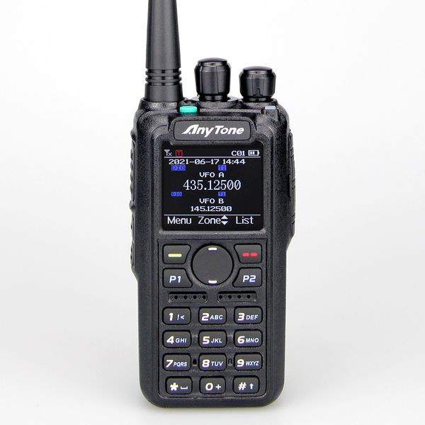 Рація AnyTone AT-D878UV II plus портативна цифрова DMR + аналогова із Bluetooth, GPS, AES256, ARC4 | Базовий комплект + антена Nagoya Na-771 | (FX702) | FX702 фото