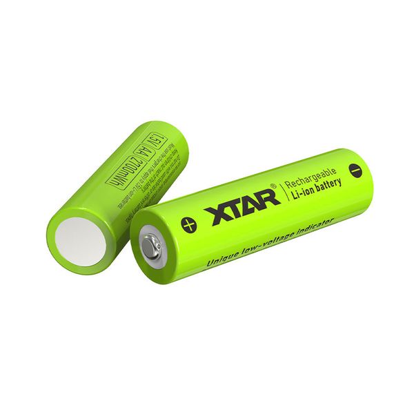 Акумуляторна батарея AA XTAR Green 1.5V Li-ion 2700mWh /1600mAh з LED індикатором | мaкс. заряд - 2А / розряд - 2А | набір 4шт. у пласт. кейсі (XTR305S4) | XTR305S4 фото