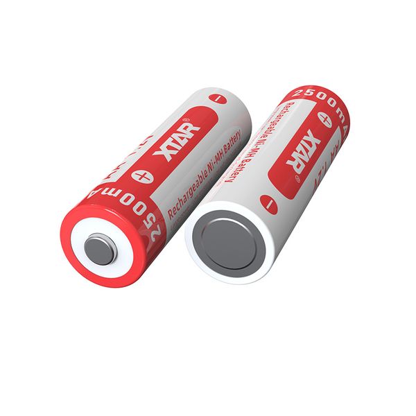 Акумуляторна батарея AA XTAR Red 1.2V Ni-MH 3000mWh/2500mAh | мaкс. заряд - 1.25А / розряд - 1.25А | набір 4шт. у пласт. кейсі (XTR306) | XTR306 фото