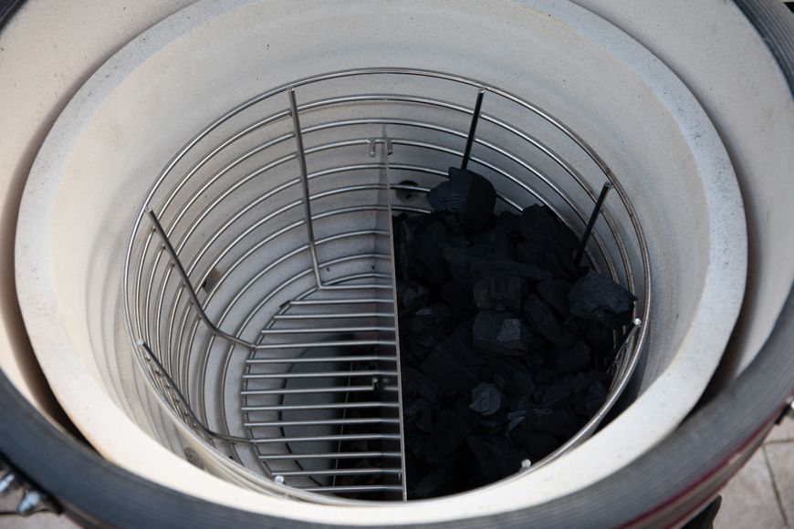 Кошик для вугілля Ermanos d-265мм з розділювачем для керамічних грилів d-383мм (ERS015L) | ERS015L фото