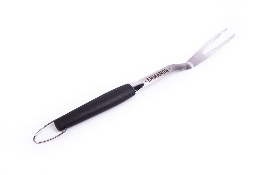 Набір інструментів для барбекю Ermanos Pro вилка, лопатка, щипці (ERS029-PRO) | ERS029-PRO фото