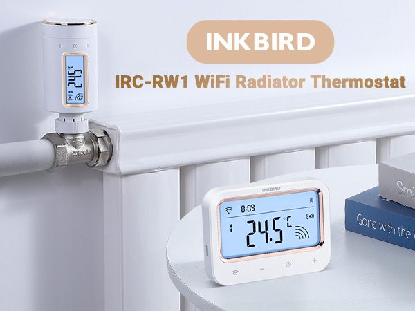 Терморегулятор/термостат для радіатора Inkbird IRC-RW1 із Wi-Fi в комплекті із базовою станцією (INKB227K) | INKB227K фото