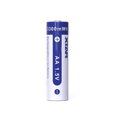 Акумуляторна батарея AA XTAR Blue 1.5V Li-ion 3300mWh/2000mAh | мaкс. заряд - 2А / розряд - 2А | 1шт. (XTR302) | XTR302 фото