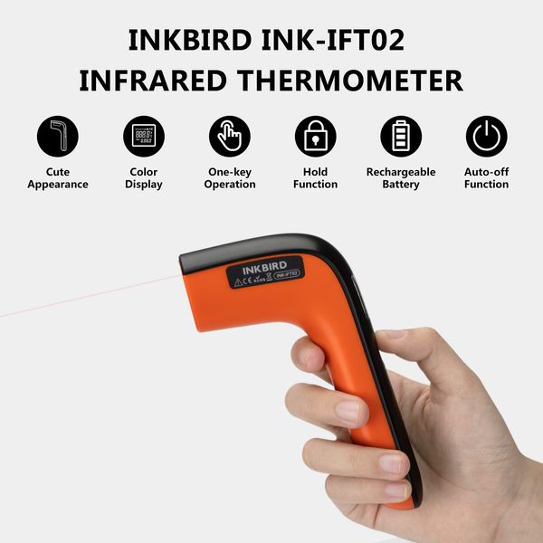 Пірометр Inkbird INK-IFT02 безконтактний інфрачервоний термометр | -50℃~550℃ (INKB169) | INKB169 фото