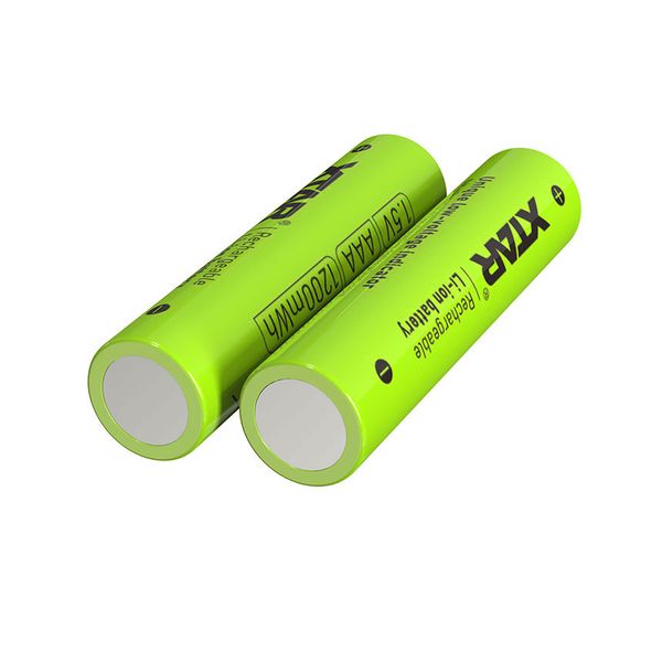 Акумуляторна батарея AAA XTAR Green 1.5V Li-ion 1200mWh/680mAh з LED індикатором | мaкс. заряд - 1.6А / розряд - 1.6А | 1шт. (XTR304) | XTR304 фото